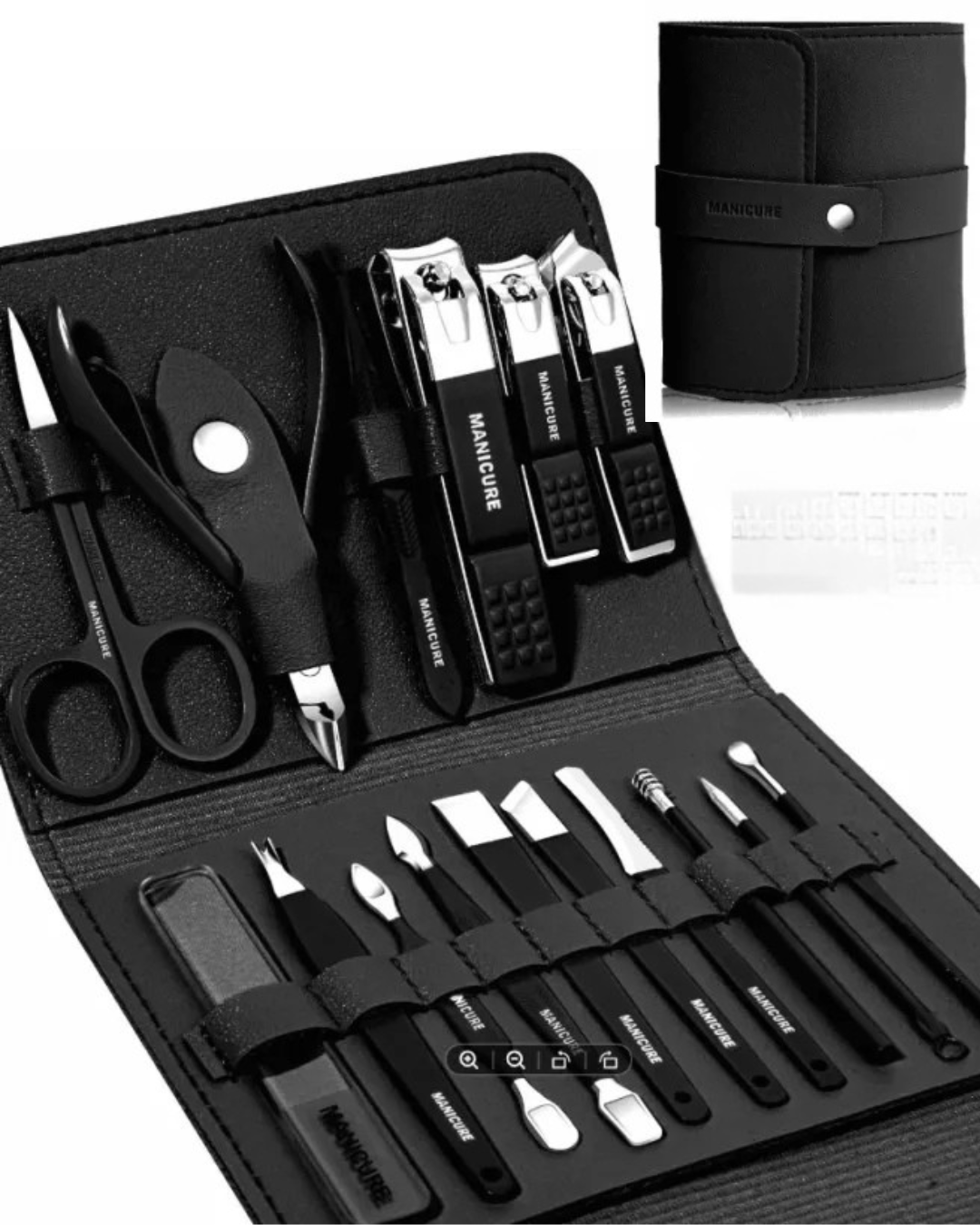 16 Pcs Nail Cutter Kit Manicure & Pedicure