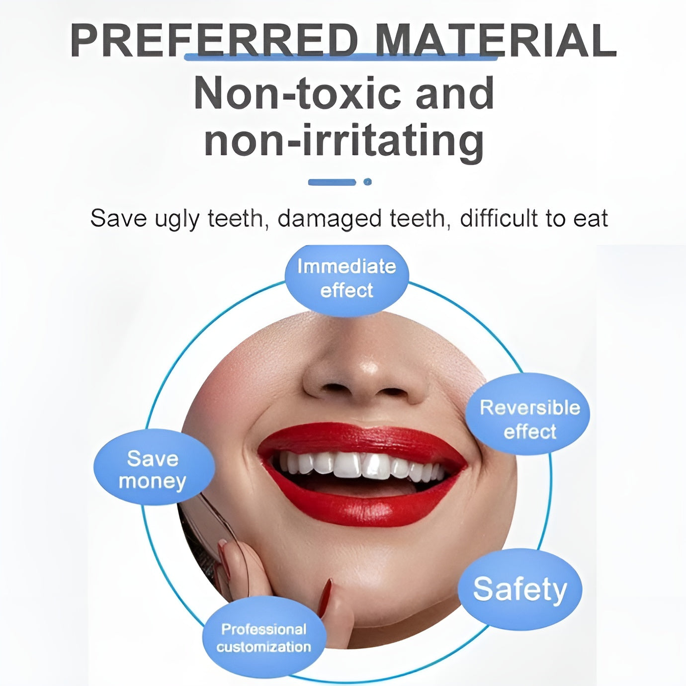 Adjustable Snap On Smile Veneers Teeth