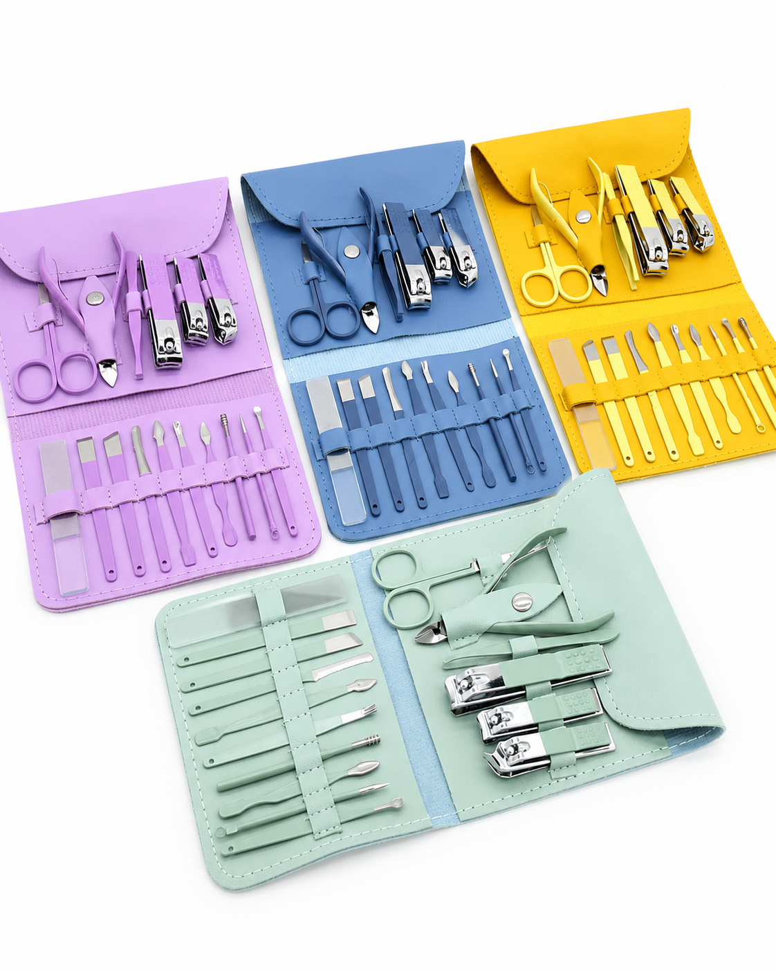 16 Pcs Nail Cutter Kit Manicure & Pedicure