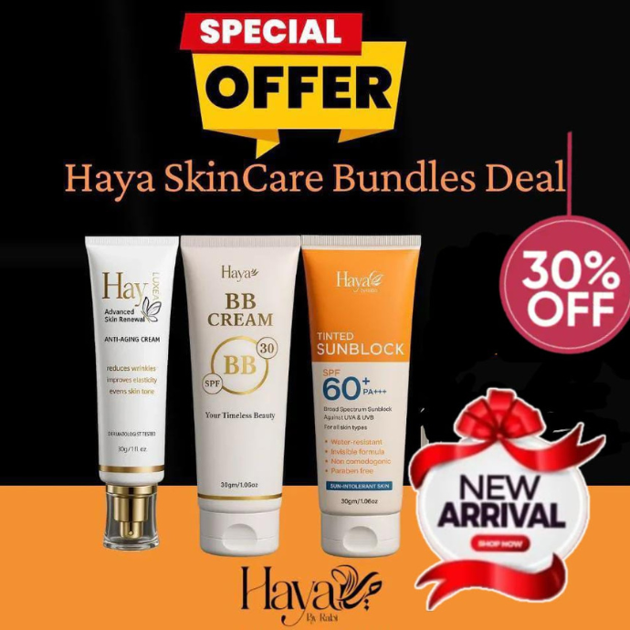 Haya 3 in 1 Skincare Pack
